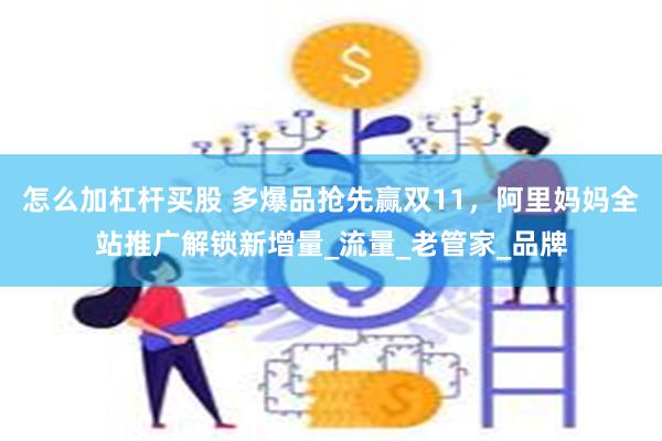 怎么加杠杆买股 多爆品抢先赢双11，阿里妈妈全站推广解锁新增量_流量_老管家_品牌