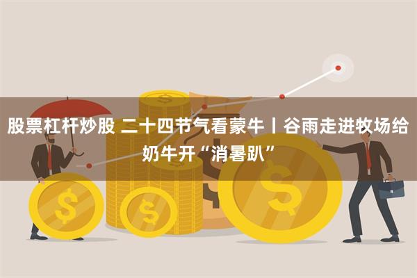 股票杠杆炒股 二十四节气看蒙牛丨谷雨走进牧场给奶牛开“消暑趴”
