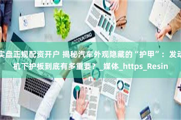 实盘正规配资开户 揭秘汽车外观隐藏的“护甲”：发动机下护板到底有多重要？_媒体_https_Resin