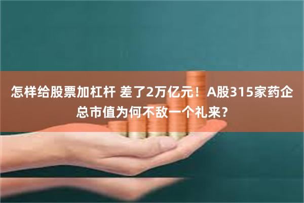 怎样给股票加杠杆 差了2万亿元！A股315家药企总市值为何不敌一个礼来？